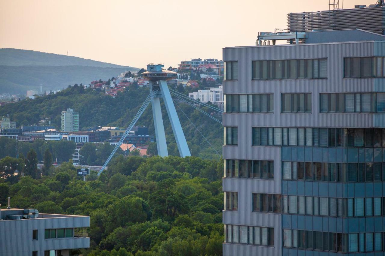 Air-Conditioned City View Apartment 24H Check-In Pressburg Exterior foto